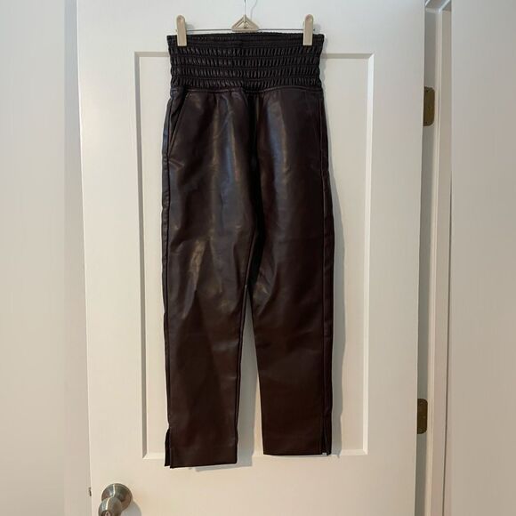 Cartolina Nantucket The Diana Pant - Chocolate Leather - Picture 3 of 5